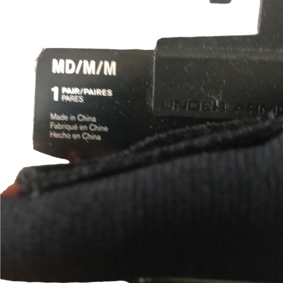 Mens Under Armour SoccerTeam Over-The-Calf Socks Black Sz M 1 Pair NWT Athletic - Picture 4 of 5